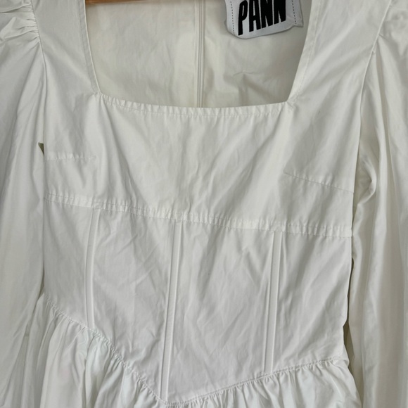 Pann Long Sleeve Bubble Hem Mini Bell Dress - Picture 6 of 10